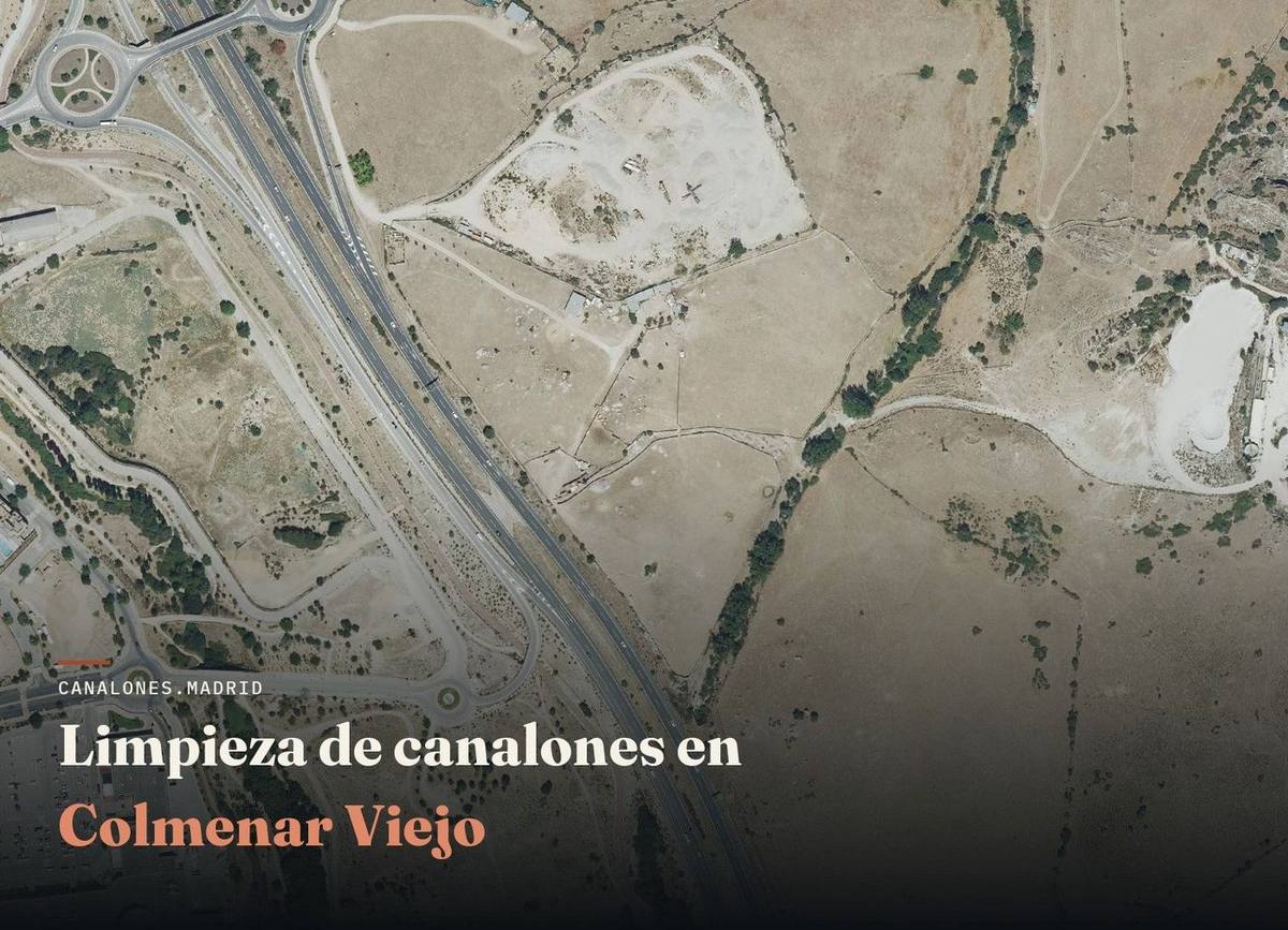 Colmenar Viejo (Madrid): canalones.madrid ofrece limpieza profesional de canalones para evitar atascos y goteras, en una localidad con numerosas urbanizaciones y comunidades de vecinos.